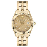 Versace Men’s Quartz Swiss Made Gold Stainless Steel Gold Dial 41mm Watch VE3K00522