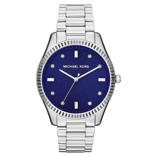 Michael Kors Men’s Quartz Silver Stainless Steel Blue Dial 41mm Watch MK3225