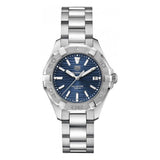 Tag Heuer Aquaracer Women’s Quartz Swiss Made Silver Stainless Steel Blue Dial 35mm Watch WBD131D.BA0748