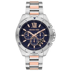 Michael Kors Men’s Quartz Two Tone Stainless Steel Blue Dial 45mm Watch MK9065