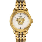Versace Men’s Quartz Swiss Made Two-tone Stainless Steel Silver Dial 43mm Watch VERD00418