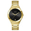 Guess Men’s Quartz Gold Stainless Steel Black Dial 44mm Watch GW0427G2