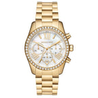 Michael Kors Women’s Quartz Gold Stainless Steel Mother Of Pearl Dial 38mm Watch MK7241