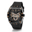 Guess Men’s Quartz Black Silicone Strap Black Dial 43mm Watch GW0203G8