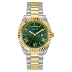 Guess Men’s Quartz Two-tone Stainless Steel Green Dial 42mm Watch GW0265G8
