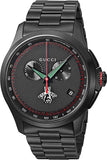 Gucci Swiss Quartz Metal and Alloy Dress Black Men's Watch(Model: YA126269)