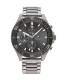 Tommy Hilfiger 1791918 Larson Grey Stainless Steel Analog Men's Dress Watch