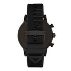 Emporio Armani Men’s Quartz Black Silicone Strap Black Dial 46mm Watch AR11024