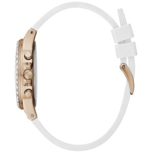 Guess Women’s Quartz White Silicone Strap White Dial 36mm Watch GW0257L2 Main Image