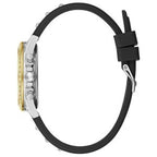 Guess Women’s Quartz Black Silicone Strap White Dial 36mm Watch W1292L1