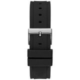Guess Women’s Quartz Black Silicone Strap Gold & White Dial 39mm Watch W1291L1
