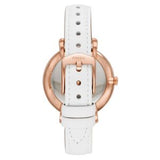 Fossil Women’s Quartz White Leather Strap Mother OF Pearl Dial 36mm Watch ES4579