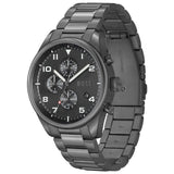 Hugo Boss Men’s Quartz Grey Stainless Steel Grey Dial 44mm Watch 1513991