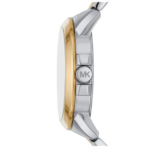 Michael Kors Women’s Quartz Two Tone Stainless Steel Silver Dial 40mm Watch MK7319