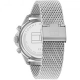Tommy Hilfiger Men’s Quartz Silver Stainless Steel Blue Dial 44mm Watch 1792018