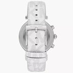 Michael Kors Women’s Quartz White Leather Strap White Dial 39 mm Watch MK7226