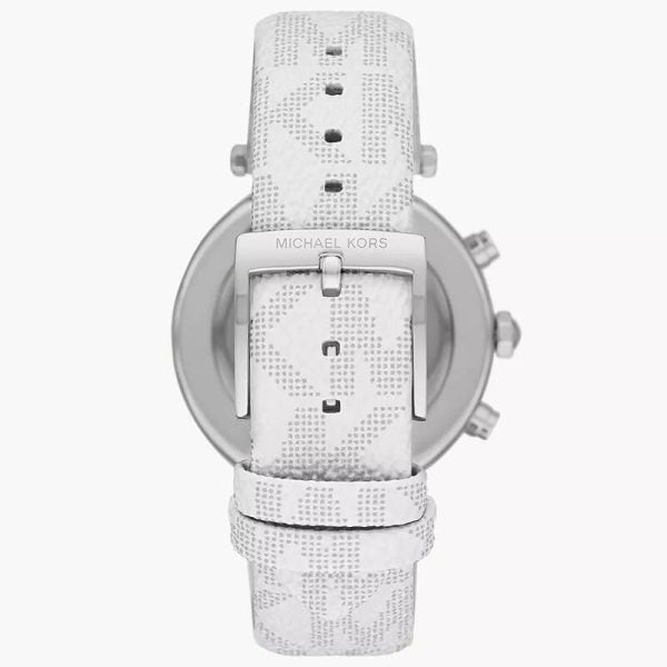 Michael Kors Women’s Quartz White Leather Strap White Dial 39 mm Watch MK7226 Main Image