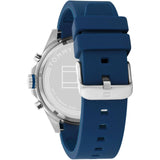 Tommy Hilfiger Men’s Quartz Blue Silicone Strap Blue Dial 45mm Watch 1791970