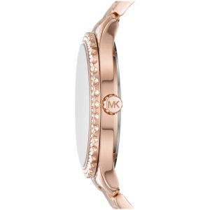 Michael Kors Women’s Quartz Rose Gold Stainless Steel White Dial 38mm Watch MK7297