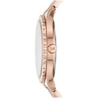 Michael Kors Women’s Quartz Rose Gold Stainless Steel White Dial 38mm Watch MK7297