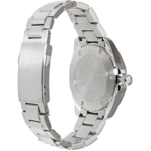 Tag Heuer Aquaracer Men’s Quartz Swiss Made Silver Stainless Steel White Dial 41mm Watch WBD1111.BA0928
