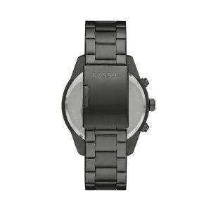 Fossil Men’s Quartz Gunmetal Stainless Steel Blue Dial 50mm Watch BQ2798 Main Image