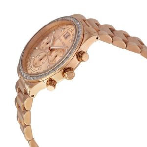 Michael Kors Women’s Quartz Rose Gold Stainless Steel Rose Gold Dial 40mm Watch MK6204 Main Image