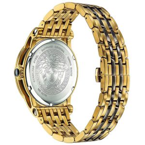 Versace Men’s Quartz Swiss Made Two-tone Stainless Steel Silver Dial 43mm Watch VERD00418 Main Image