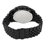 Michael Kors Men’s Quartz Black Stainless Steel Silver Dial 45mm Watch MK8605