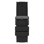 Guess Men’s Quartz Black Silicone Strap Black Dial 44mm Watch GW0263G4