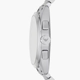 Emporio Armani Men’s Quartz Silver Stainless Steel Blue Dial 43mm Watch AR11541