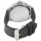 Michael Kors Men’s Quartz Black Silicone & Leather Strap Black Dial 45mm Watch MK8850