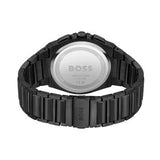 Hugo Boss Men’s Quartz Black Stainless Steel Grey Dial 42mm Watch 1514016