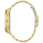 Guess Men’s Quartz Gold Stainless Steel Black Dial 44mm Watch GW0427G2