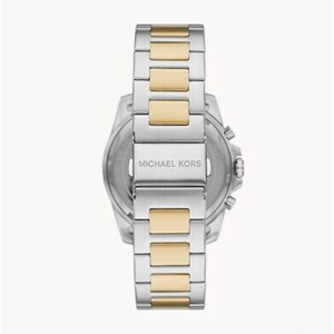 Michael Kors Men’s Quartz Two-tone Stainless Steel Black Dial 44mm Watch MK8901 Main Image