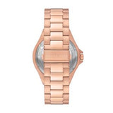 Michael Kors Men’s Quartz Rose Gold Stainless Steel Black Dial 45mm Watch MK8940