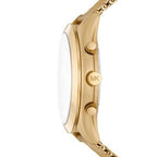 Michael Kors Men’s Quartz Gold Stainless Steel Black Dial 44mm Watch MK9057