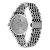 Gucci Women’s Swiss Made Quartz Silver Stainless Steel Silver Dial 36mm Watch YA1264153