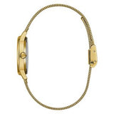 Guess Women’s Quartz Gold Stainless Steel Gold Dial 28mm Watch GW0106L2