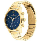 Tommy Hilfiger Men’s Quartz Gold Stainless Steel Blue Dial 44mm Watch 1791880