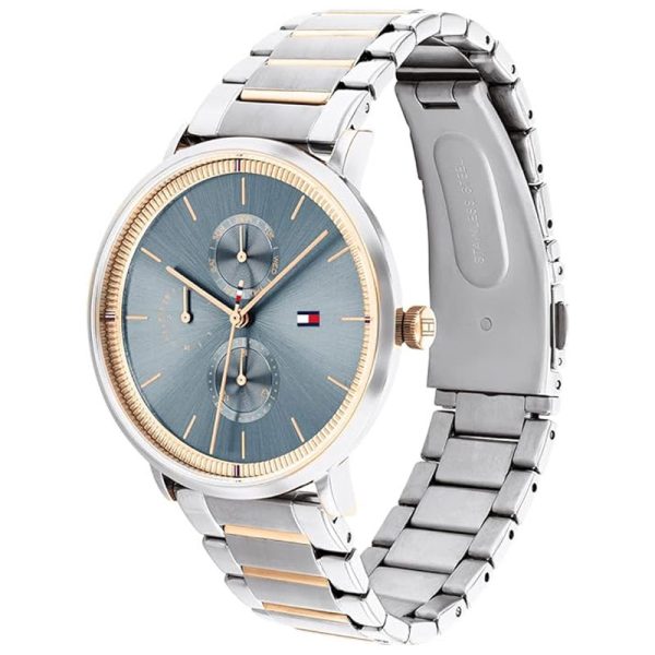 Tommy Hilfiger Women’s Quartz Two-tone Stainless Steel Blue Dial 38mm Watch 1782298