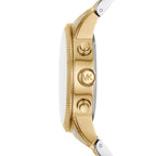 Michael Kors Men’s Quartz Two-tone Stainless Steel Black Dial 43mm Watch MK8954 (WITHOUT TAG)