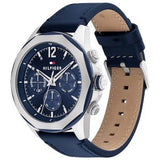 Tommy Hilfiger Men’s Quartz Blue Leather Strap Blue Dial 46mm Watch 1792063