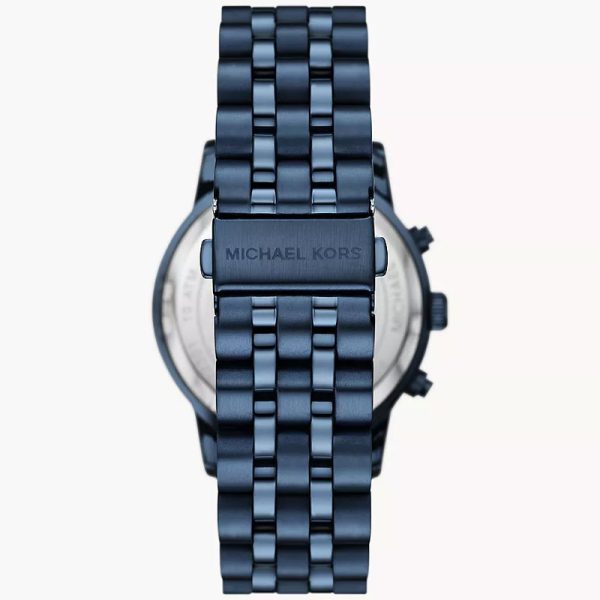 Michael Kors Men’s Quartz Blue Stainless Steel Blue Dial 43mm Watch MK9088 Main Image