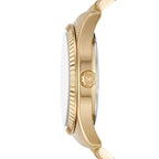 Michael Kors Men’s Quartz Gold Stainless Steel Gold Dial 45mm Watch MK8947