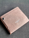 Korean version Trifold Leather Wallet large capacity