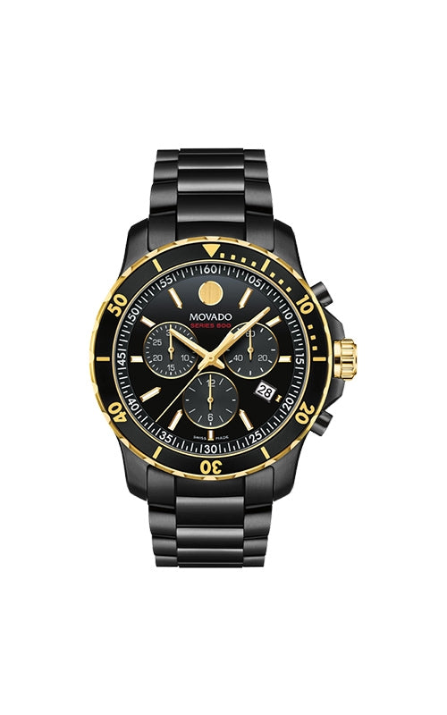 Movado Men's Black PVD Stainless Steel Series 800 Watch 2600180 Hover Image