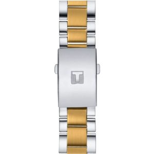 TISSOT Men’s Swiss Made Quartz Two-tone Stainless Steel Green Dial 45mm Watch T116.617.22.091.00 Main Image