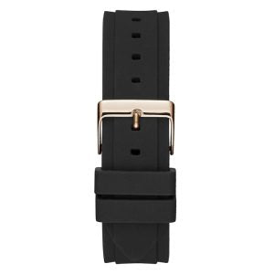 Guess Women’s Quartz Black Silicone Strap Black Dial 39mm Watch W1094L6