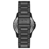 Armani Exchange Men’s Quartz Black Stainless Steel Grey Dial 44mm Watch AX1738